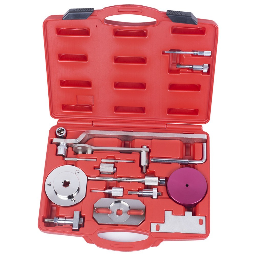 Набор фиксаторов распредвала / коленвала, FIAT / IVECO / PEUGEOT / FORD / CITROEN, кейс, 15 предметов